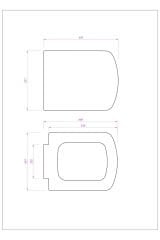 Kale Basics Smart Klozet Kapağı (Yavaş Kapanır Kapak)