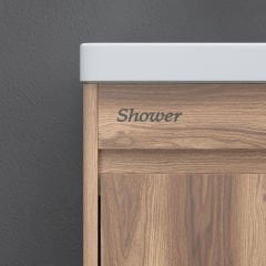 Shower Hazar 100 cm Banyo Dolabı Boy Dolaplı - Hazar