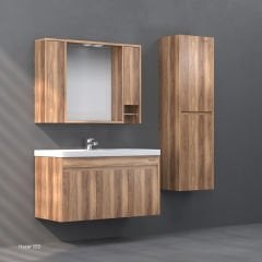 Shower Hazar 100 cm Banyo Dolabı Boy Dolaplı - Hazar