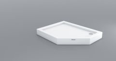 Shower 90x120 Brief Sağ-Sol Monoblok Duş Teknesi