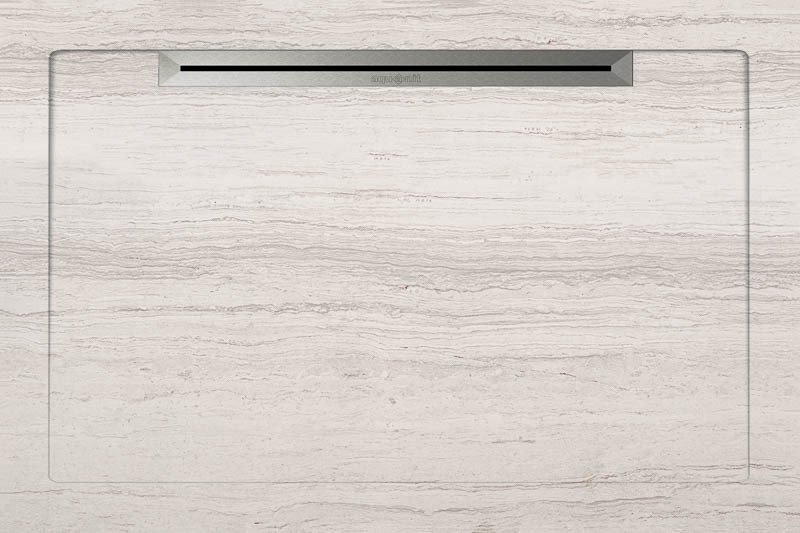 Aquanit | 80x120 Porselen Duş Karosu Beyaz