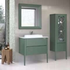 Shower Asya 80 cm Banyo Dolabı