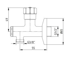 E.C.A. | FİLTRELİ ARA MUSLUK (KUMLU)