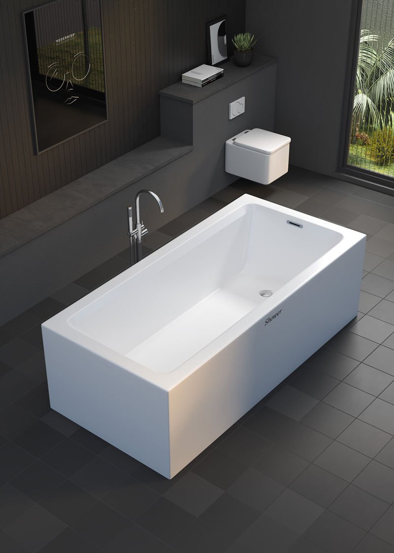 Shower Sharp 90x170 Bağımsız Küvet