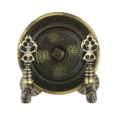 LPD Hamam Taslı İkili Sarıklı Osmanlı Musluğu Antik 1/2
