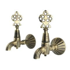 LPD Hamam Taslı İkili Osmanlı Musluğu Antik 1/2