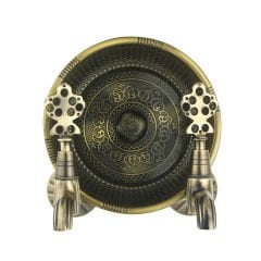 LPD Hamam Taslı İkili Osmanlı Musluğu Antik 1/2