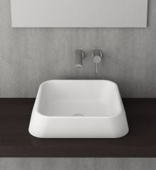 Bocchi Firenze Çanak Lavabo Mat Beyaz