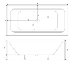 Shower Sharp Plus 92x192 Bağımsız Küvet