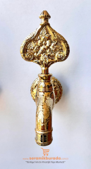 LPD Hamam Taslı İkili Desenli Özel Osmanlı Musluğu Gold