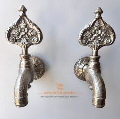 LPD Hamam Taslı İkili Desenli Özel Osmanlı Musluğu Saten