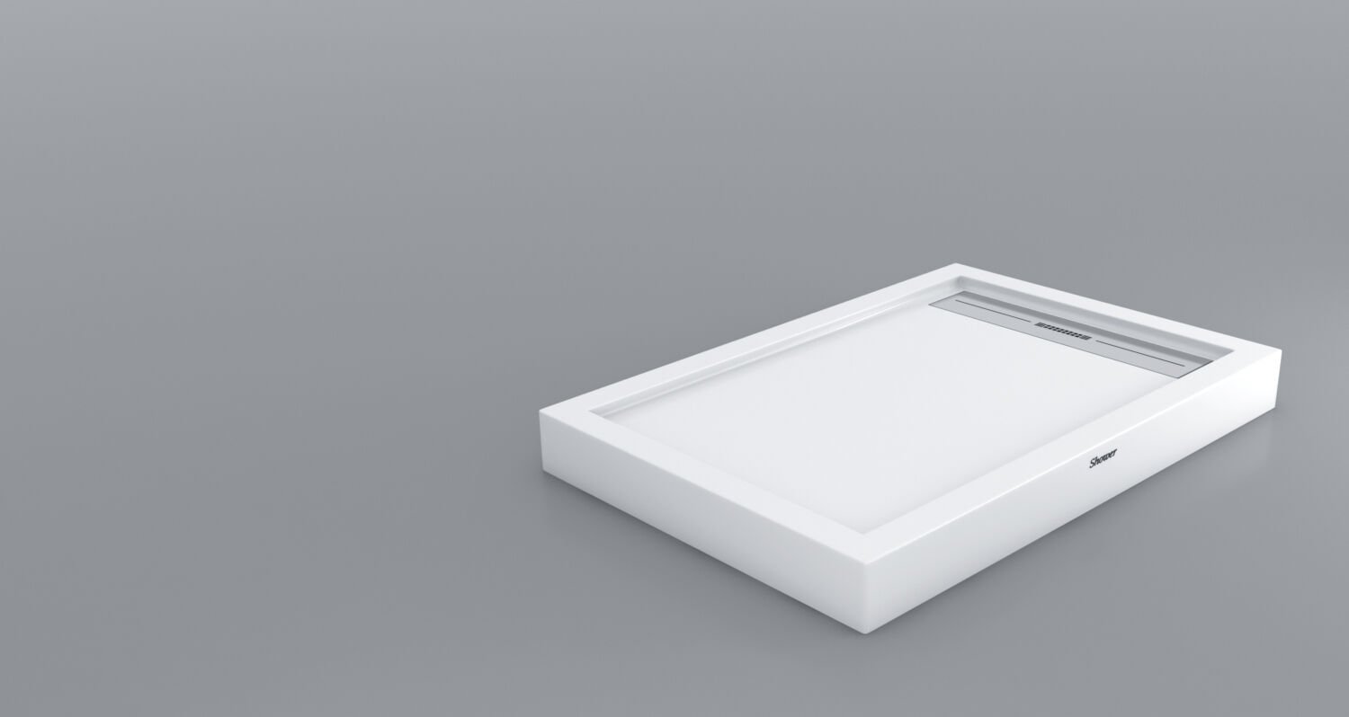 Shower 90x150 Drop Dikdörtgen Monoblok Duş Teknesi (h:12,5 cm)