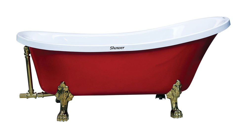 Shower Lioness Aslan Ayaklı Özel Küvet 72x175