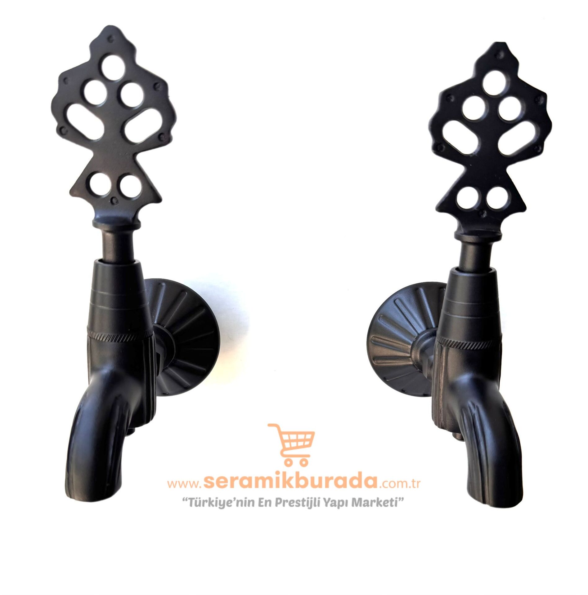 LPD İkili Osmanlı Musluk Siyah
