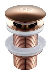 LPD BASMALI LAVABO SİFONU BAKIR (ROSE)