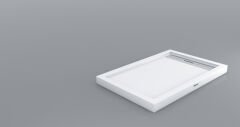Shower 75x150 Drop Dikdörtgen Monoblok Duş Teknesi (h:8 cm)