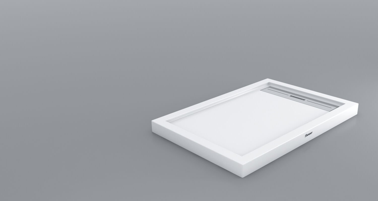 Shower 75x170 Drop Dikdörtgen Monoblok Duş Teknesi (h:8 cm)