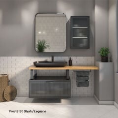 Shower Prestij 130 cm Banyo Dolabı
