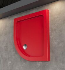Shower 130x130 Baffin Oval Flat Duş Teknesi (h:7 cm)
