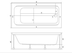 Shower Alfa 110x180 Dikdörtgen Jakuzi
