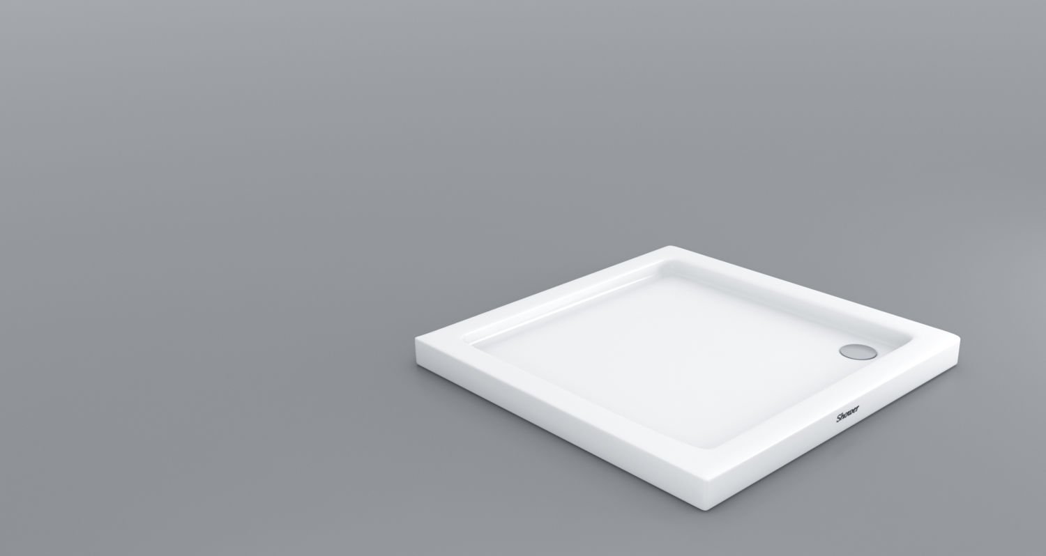Shower 90x90 Bothina Kare Flat Duş Teknesi (h:7 cm)