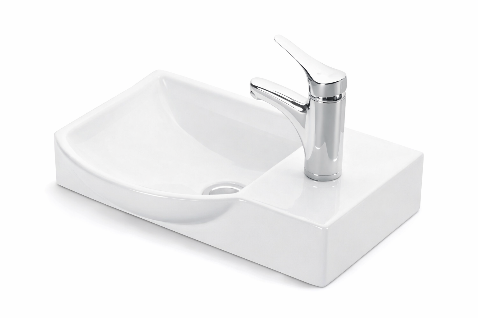 Esvit Lapino Litos 45 cm Mobilya Uyumlu Mini Lavabo