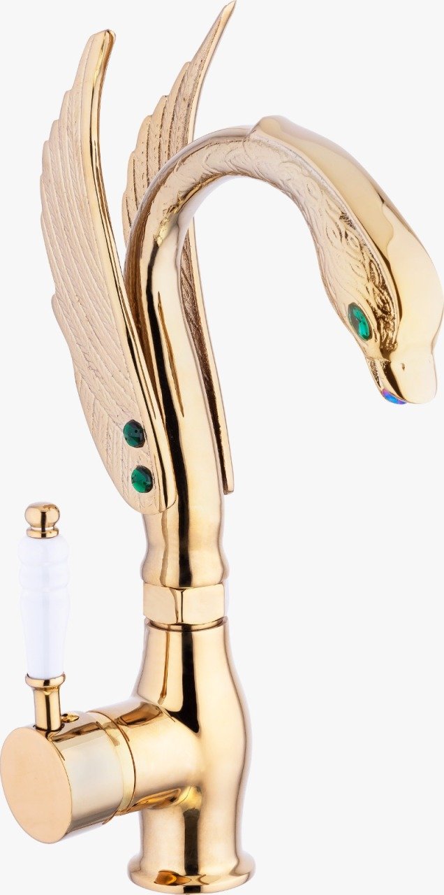 LPD Mix Ördek Lavabo Bataryası Gold