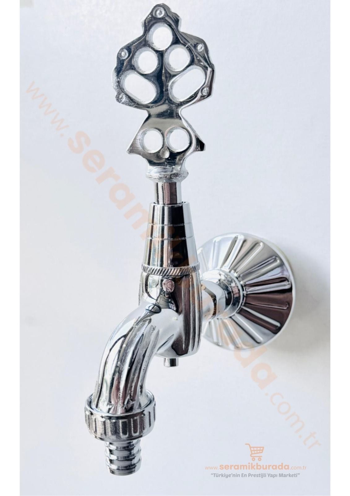 LPD Osmanlı Musluğu Rekorlu (Bahçe) Krom 1/2