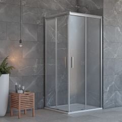 Shower Vega 70x100 2 Sabit -2 Çalışır Üstten Rulmanlı Sürgülü Kabin