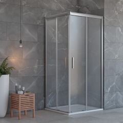 Shower Vega 70x120 2 Sabit -2 Çalışır Üstten Rulmanlı Sürgülü Kabin