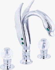 LPD Ördek 3 Delikli Lavabo Bataryası Krom