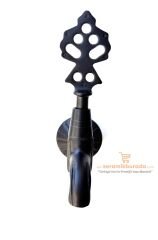 Hamam Taslı İkili Osmanlı Musluğu Siyah