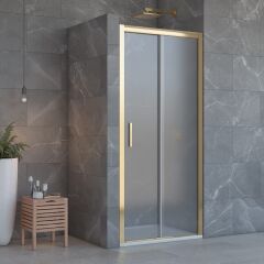 Shower Vega 140 cm 1 Sabit - 1 Çalışır İki Duvar Arası Kabin