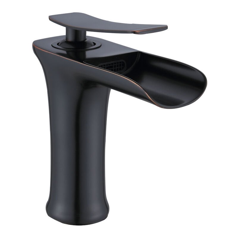 LPD Şelale Lavabo Bataryası Siyah