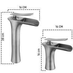 LPD Şelale Çanak Lavabo Bataryası Krom
