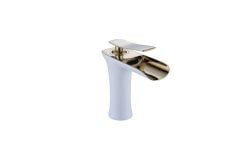 LPD Şelale Lavabo Bataryası Beyaz/Gold