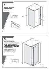 Shower Omen 80x90 Yan Panelli İçe Katlanır Kabin