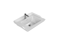 Turkuaz Kapadokya 65 cm Etajerli Lavabo