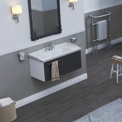 Turkuaz Kapadokya 65 cm Etajerli Lavabo