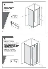 Shower Omen 80x100 Yan Panelli İçe Katlanır Kabin