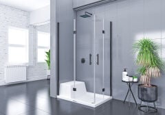 Shower Place 70x140 2 Sabit 2 Açılır Nokta Menteşeli Kabin