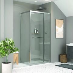 Shower Omen 80x140 Yan Panelli İçe Katlanır Kabin