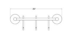 CSK EGE ÜÇLÜ KANCA ASKILIK