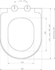 Ege Dropia & Lagina Uyumlu Soft Klozet Kapak ( Yavaş Kapanır )