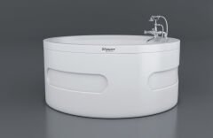 Shower Anka 180x180 Oturmasız Düz Özel Küvet