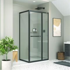 Shower Omen 90x140 Yan Panelli İçe Katlanır Kabin