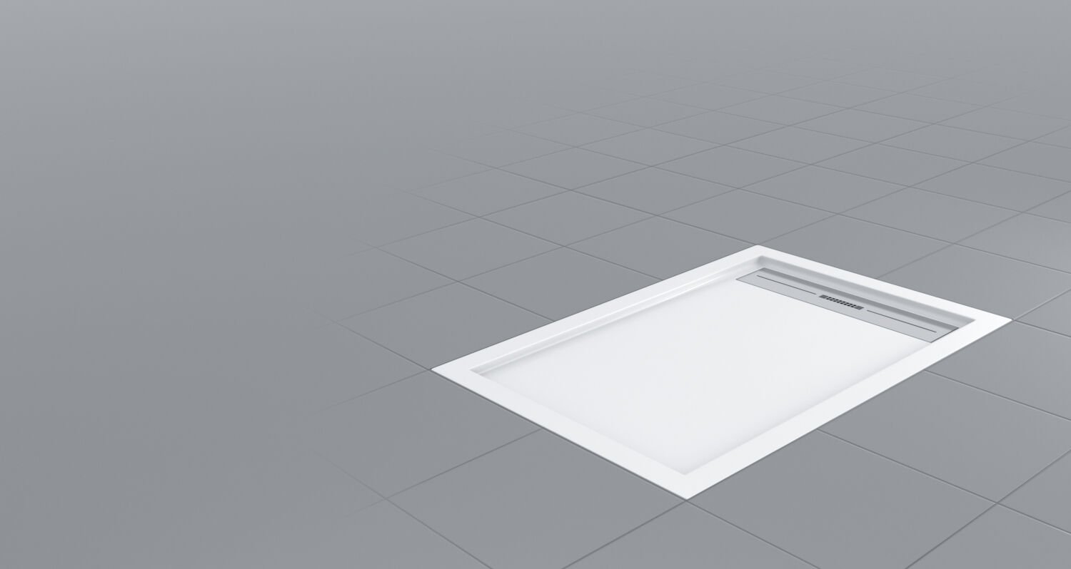Shower 70x120 Drop Dikdörtgen Flat Duş Teknesi (h:5 cm)