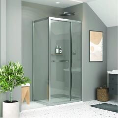 Shower Omen 100x150 Yan Panelli İçe Katlanır Kabin