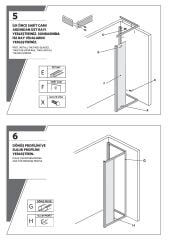 Shower Omen 90x90 İki Duvar Arası İçe Katlanır Kabin