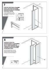 Shower Omen 90x90 İki Duvar Arası İçe Katlanır Kabin